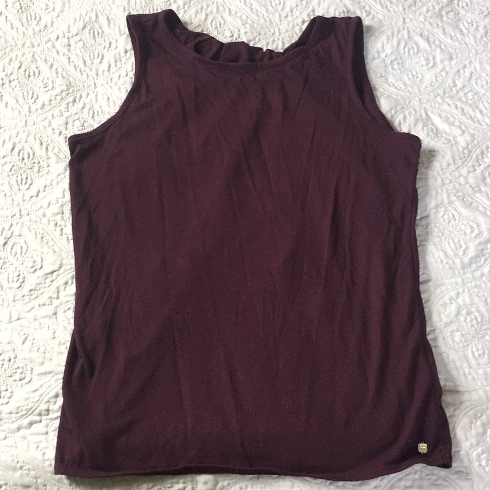 Plum purple, butterfly back tank top